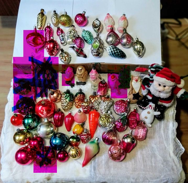 Ёлочные игрушки СССР Ялинкові іграшки СРСР Christmas tree decoration