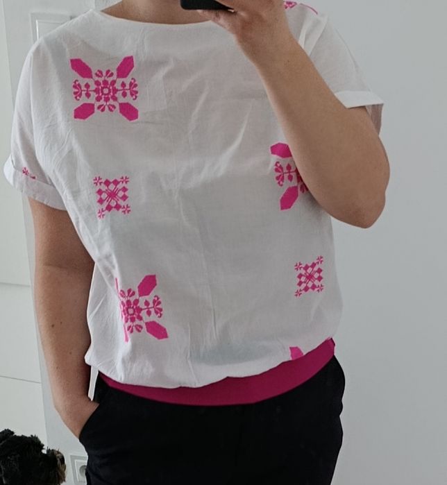 Haftowana bluzka wiskoza