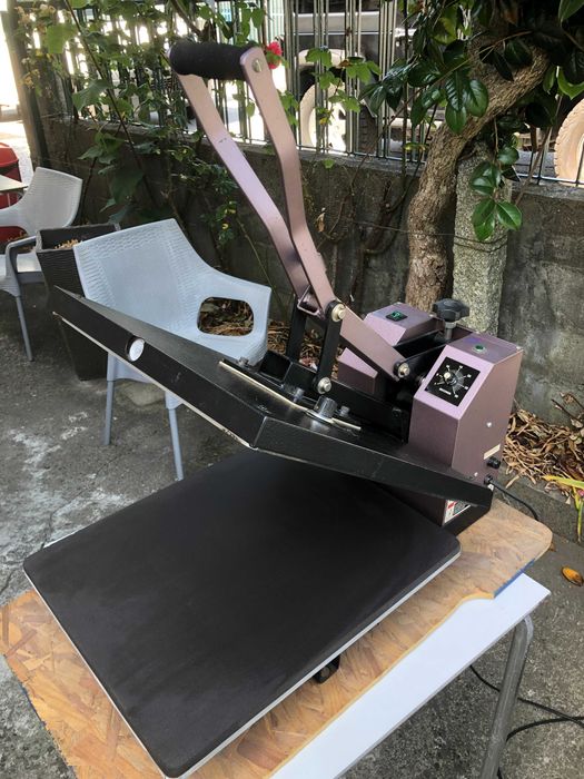 Prensa para estampar t-shirts (tecidos)