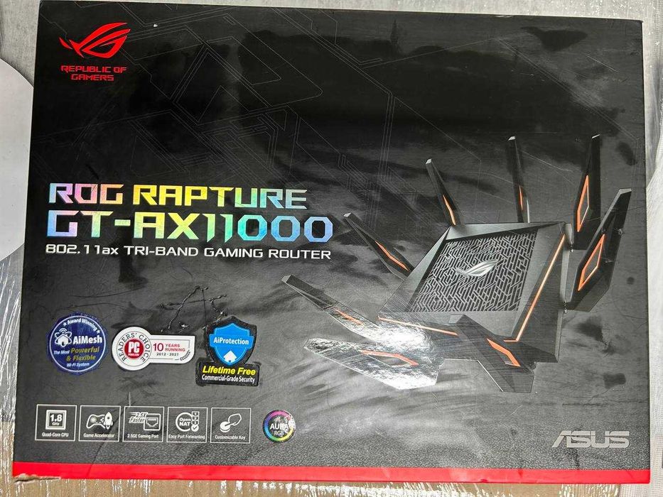 ASUS ROG Rapture GT-AX11000 — флагманський ігровий роутер Wi-Fi 6