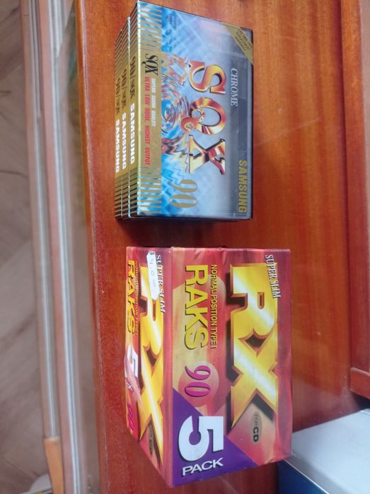 Kasety magnetofonowe nowe Samsung SQX 90 Raks RX90