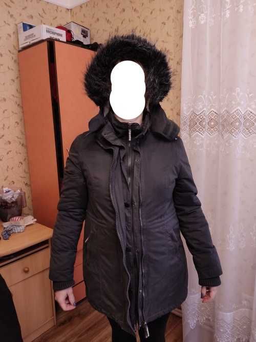 Куртка парка зимняя женская Superdry+MicroFibre Япония.