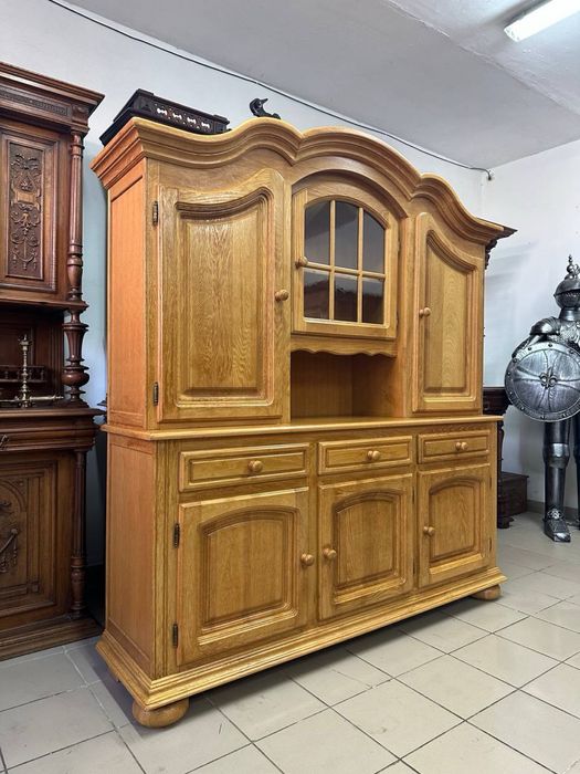 Шафа вітрина дуб шкаф витрина дерево 2954 б/у меблі