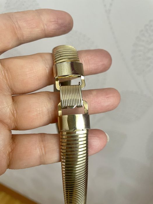 Вінтажне кольє чокер омега широке золотисте американський вінтаж