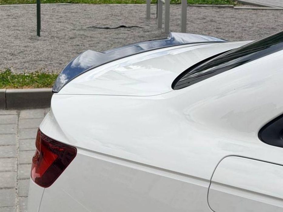 Спойлер лип стиль M4 для Audi A4 B9 2015 2016 2017 2018 2019 2020 2021 2022 2023 ABS пластик цвет черный глянец