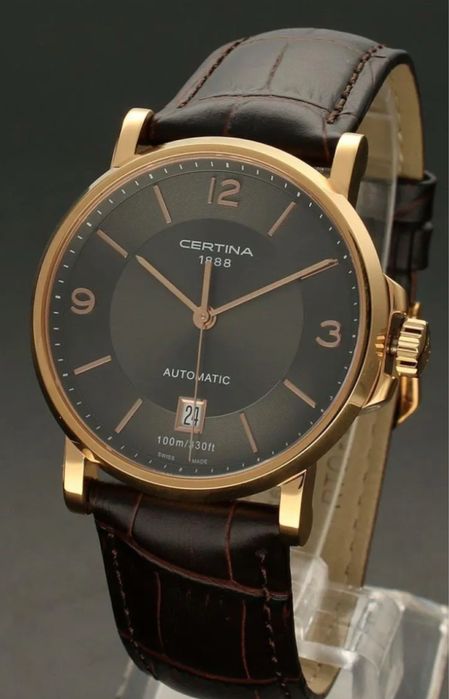 Certina Caimano Automatic Pink Gold, 100m WR