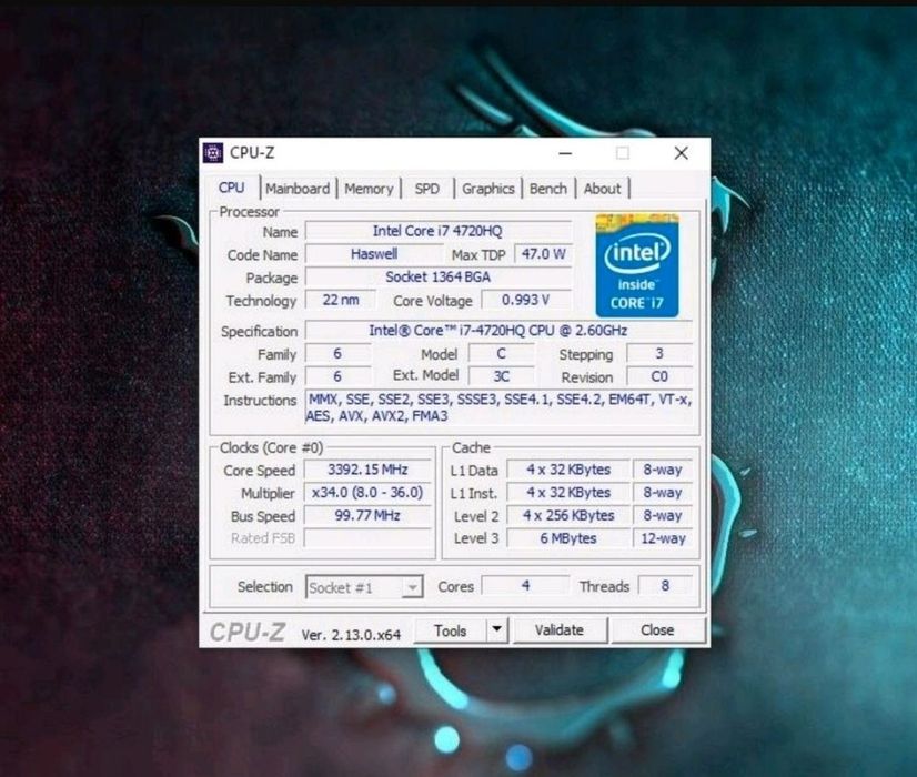 Msi gaming i7 32gb ram karta 8gb