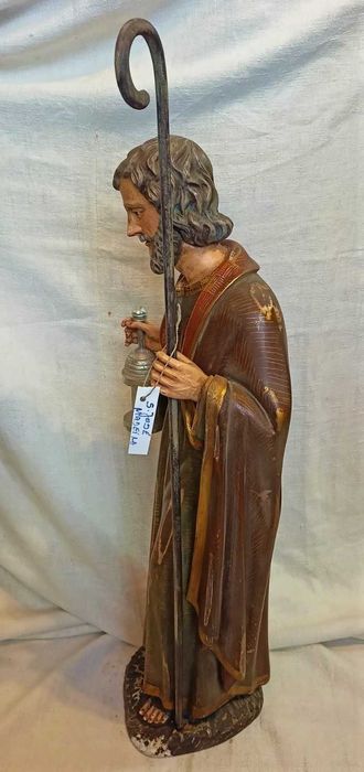 Figura S. José Madeira Policromada