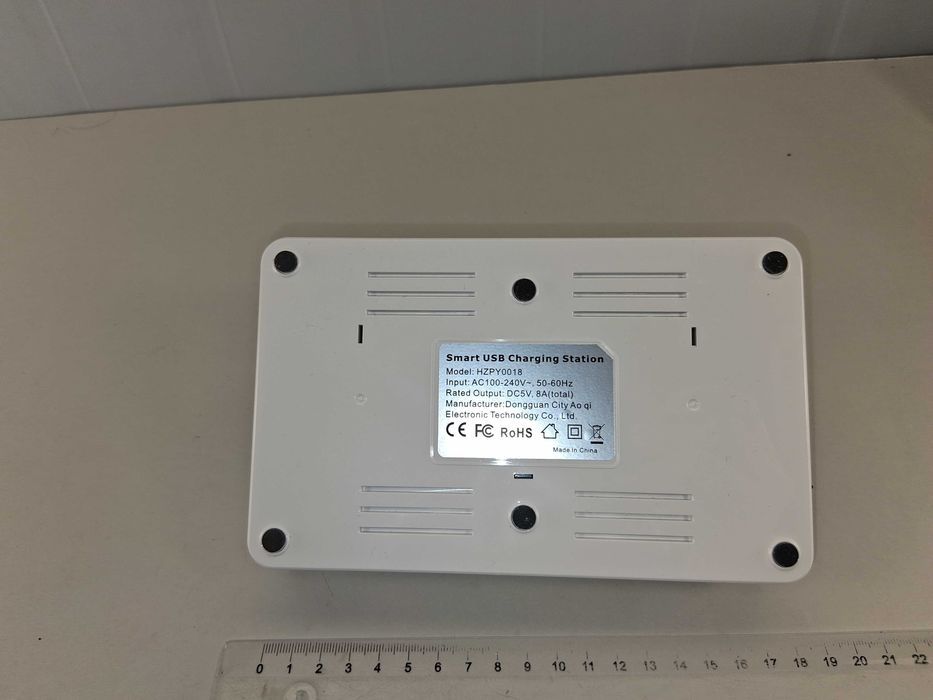 N047 Stacja Dokująca Ładowarka USB 6 Portów Quick Fast Smart Ładowanie