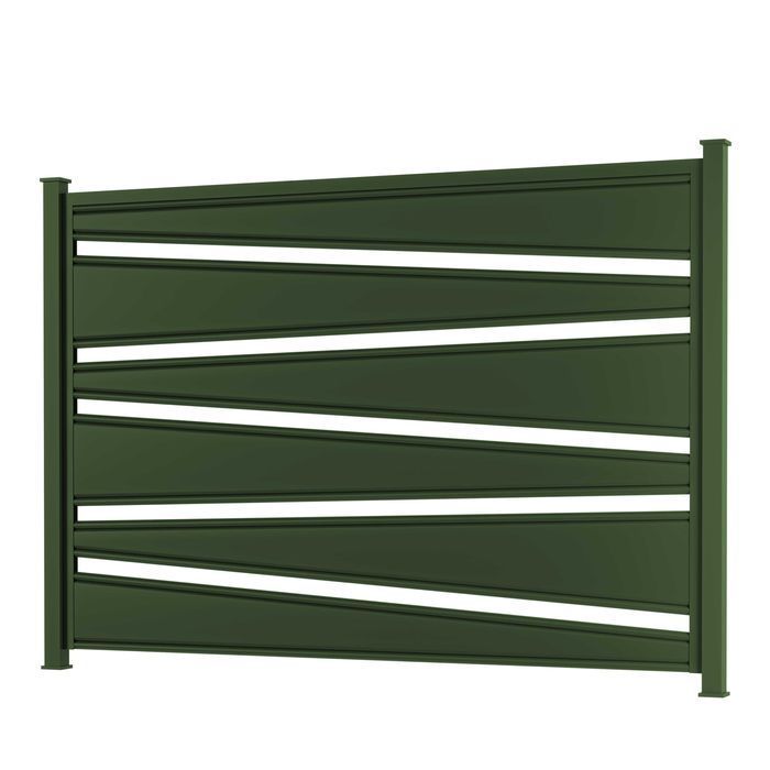 Паркани металеві. Паркан жалюзі. Огорожа металева.