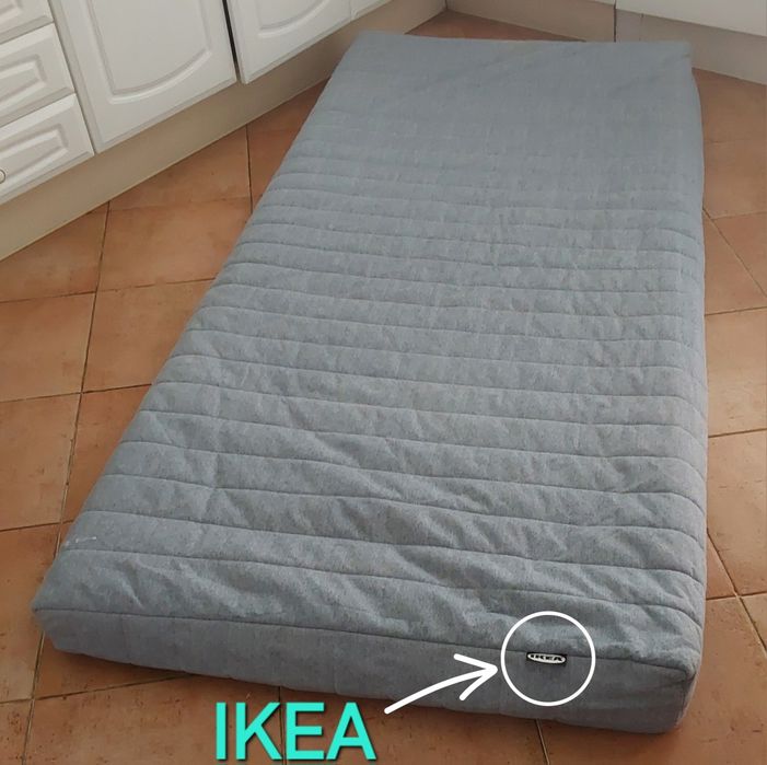 COLCHÃO DE ESPONJA IKEA PRONTO A USAR. Casa,Quarto, Campismo, Viagens, Visitas, Sala.