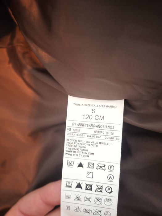 Casaco impermeável  da Benetton como NOVO