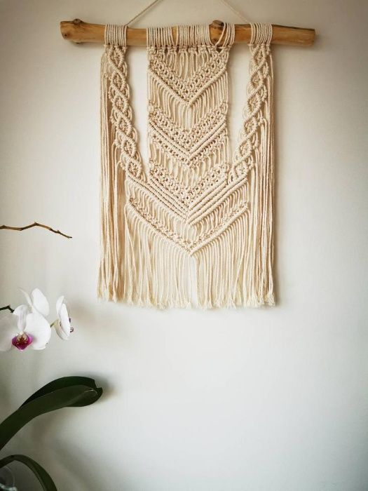 Makrama dekoracja ścienna , rękodzieło, handmade