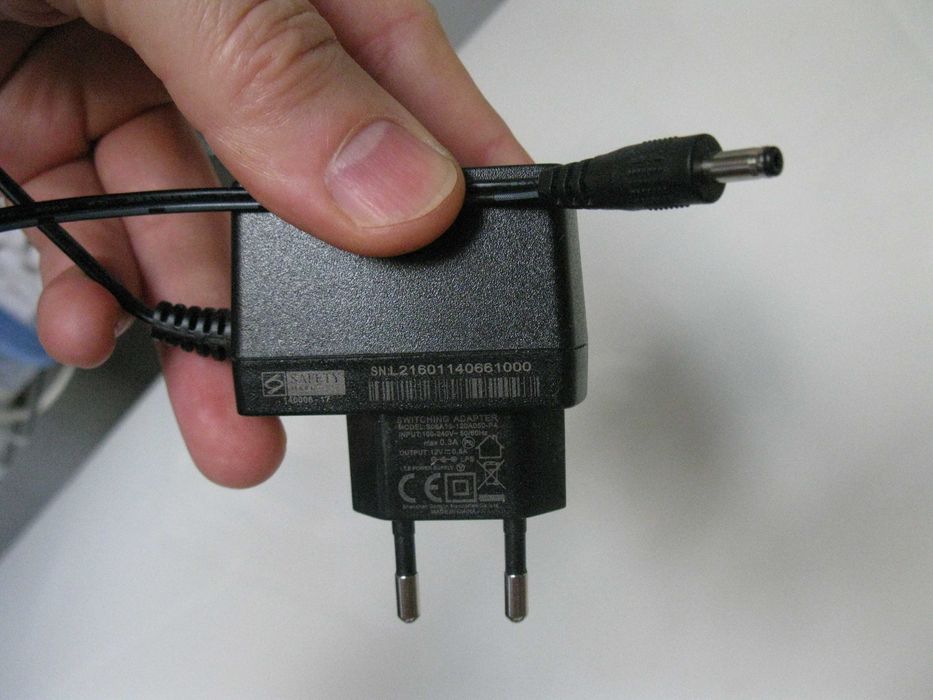 Адаптер блок питания 12В  0.5А  (500 мА) для роутера и др.