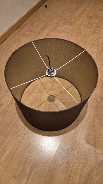 Abajour castanho diam. 50 cm