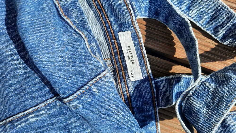 Ogrodniczki dżinsowe jeans Reserved 116 cm