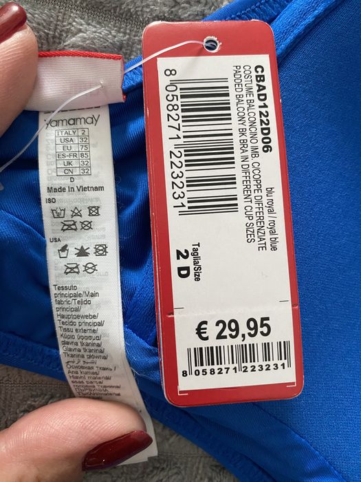 Купальник YamamaY blu royal 2 розмір 75 D, M-L
