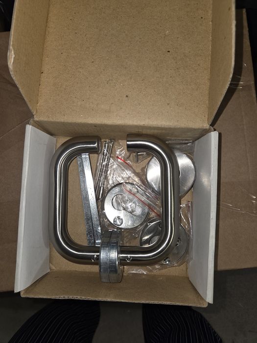 Klamka satynowa nowa