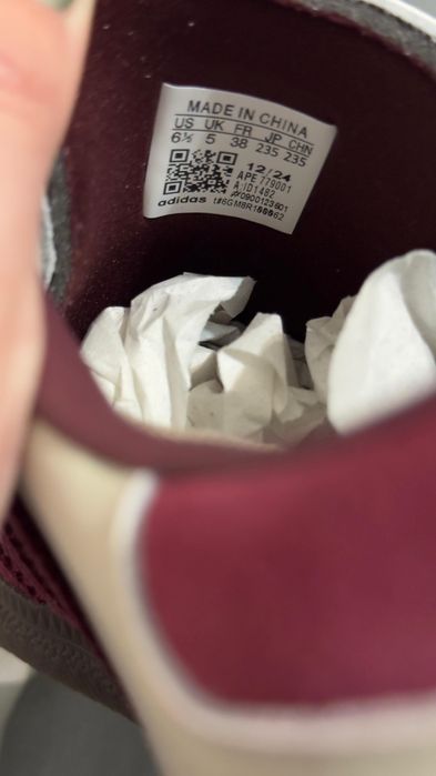 Ténis adidas samba OG putty grey marron