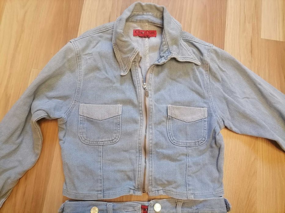 Jeansowy komplet rozmiar L