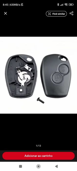 Capas chaves a Renault Dacia disponíveis 21  unidades f