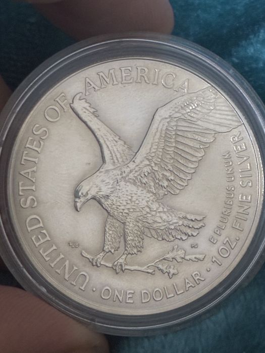Moeda 1 onça prata pura 2026 silver eagle