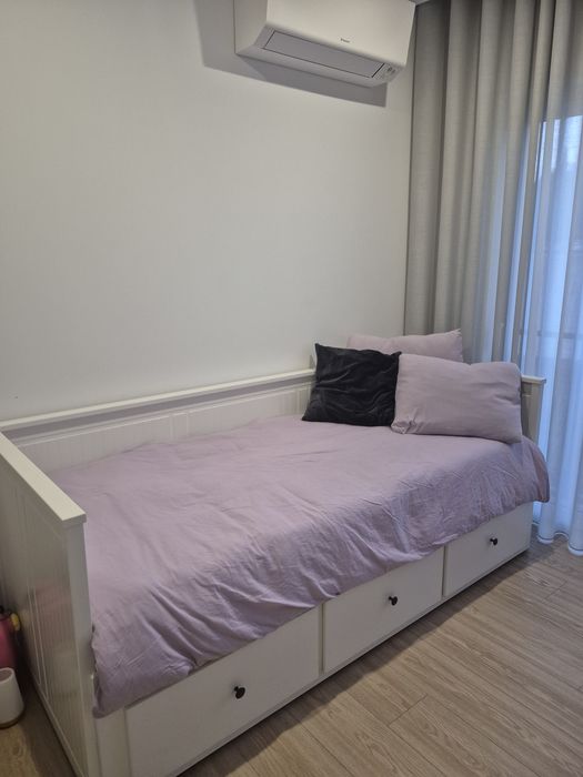 Cama Dupla IKEA HEMNES com 3 Gavetas – Como Nova