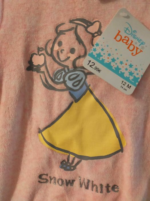 Pijama polar Branca de Neve (12 meses)