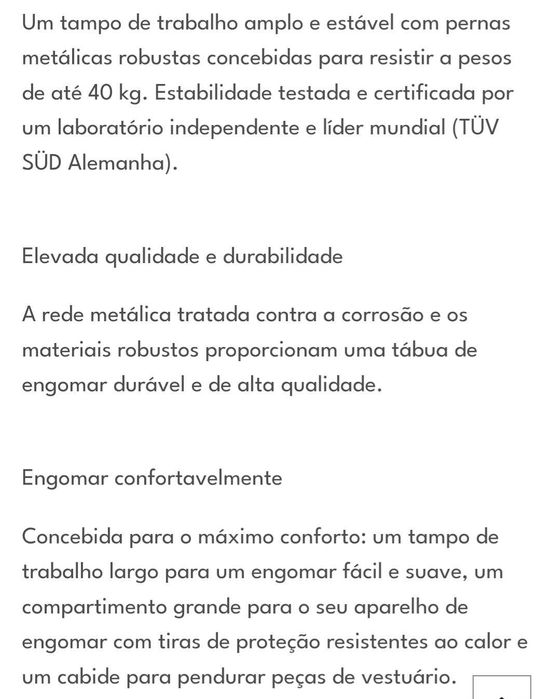 Tábua de passar roupa Rowenta IB 9100
