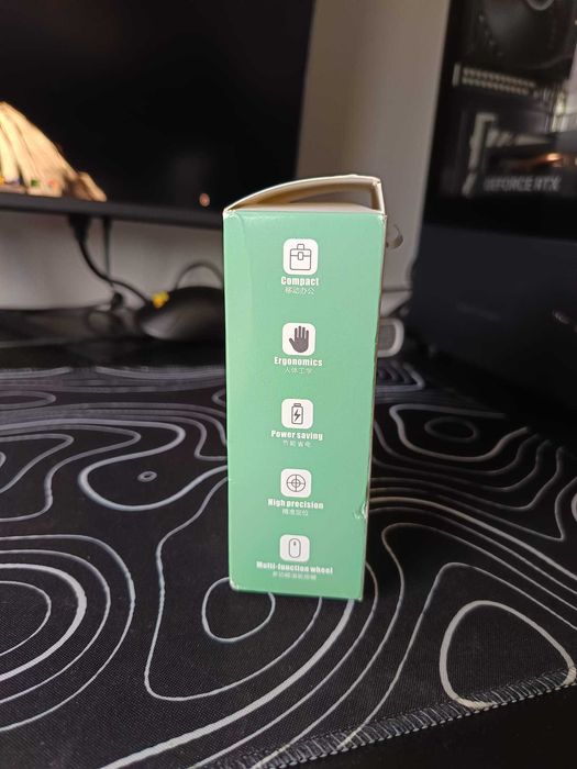 Mouse Wireless Novo com DPI Ajustável Ligação 2.4 GHz