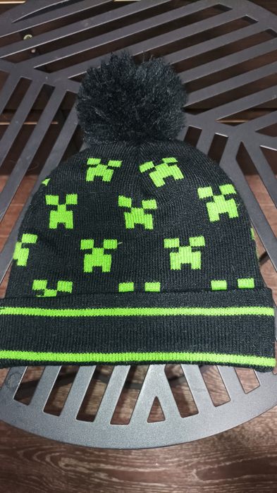 Детская шапка Minecraft Creeper Майнкрафт