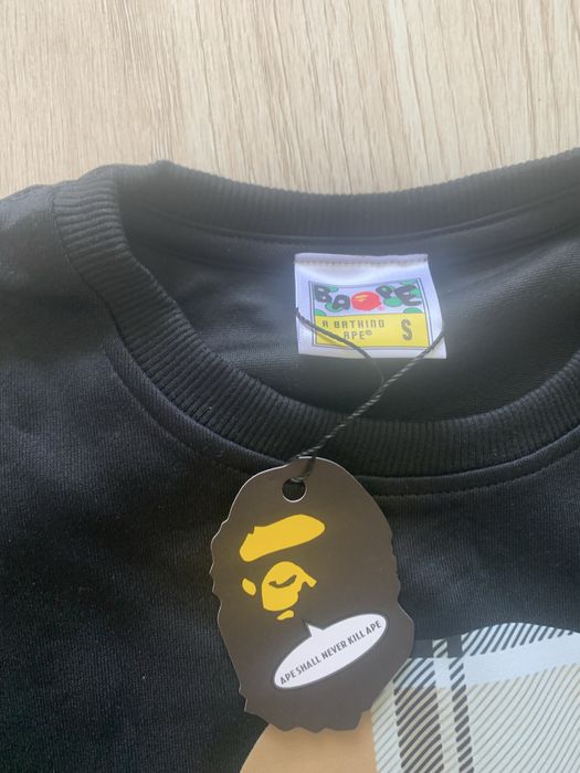 Світшот A Bathing Ape  x Burberry
