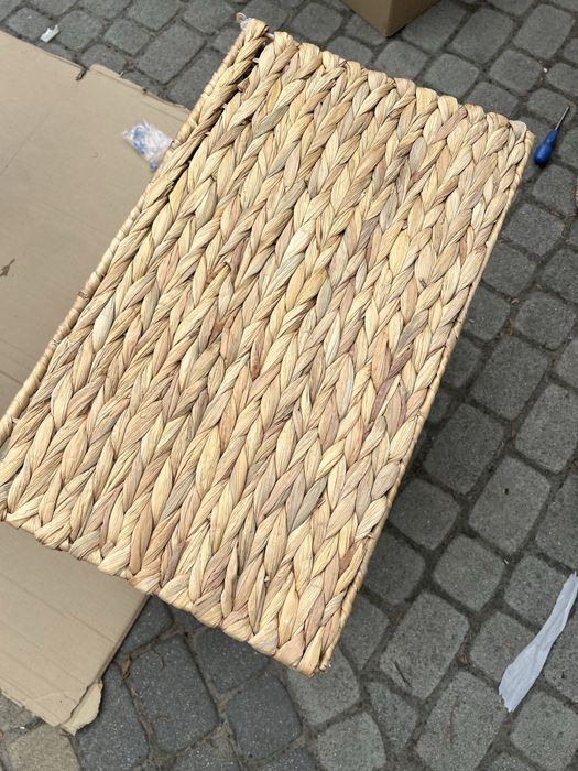 Kosz na pranie 120L  hiacynt wodny