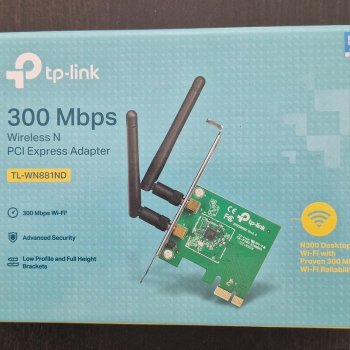 Placa TP-Link TL-WN881ND PCI Express Wireless N