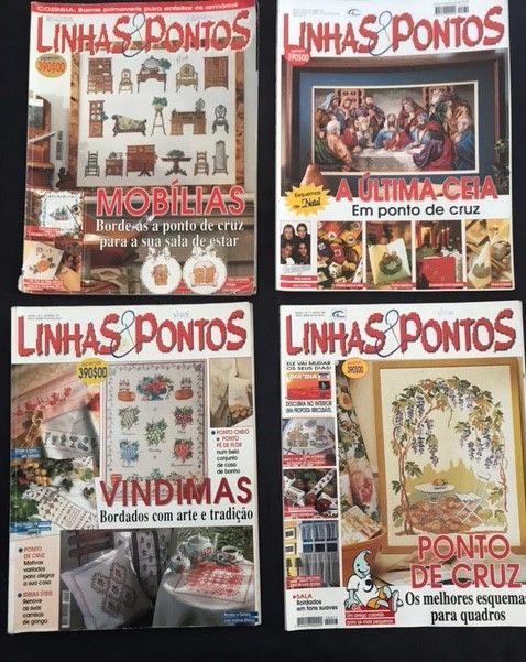 Revistas com ideias para bordados