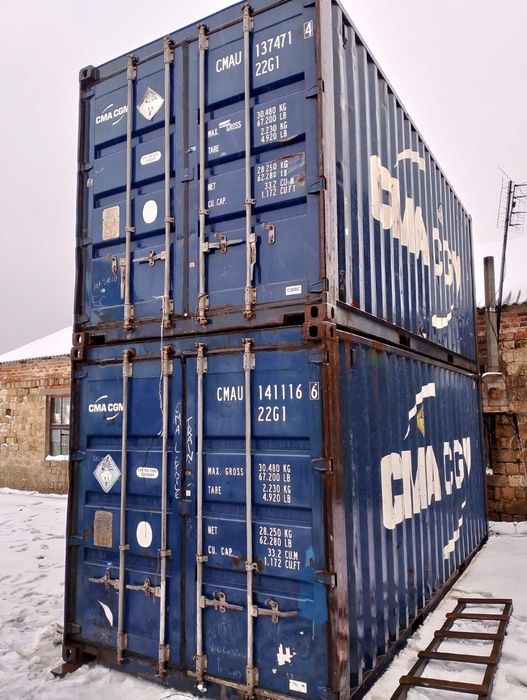 Контейнер 20 футов 1300уе.