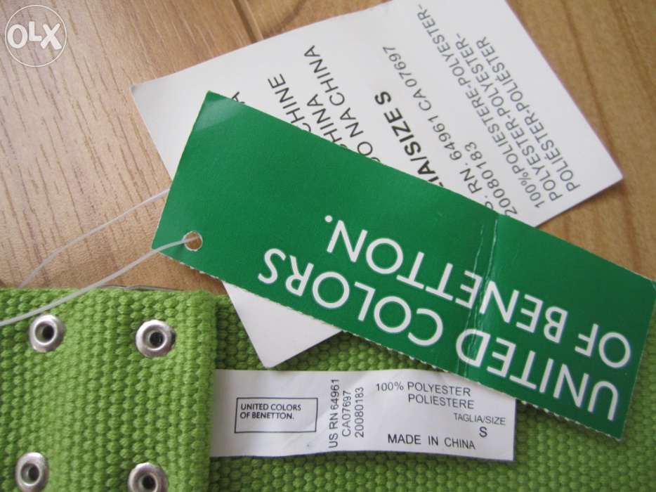 Cinto NOVO c/etiqueta marca benetton