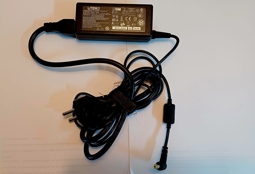 Carregadores Liteon portátil 19V 3,42A, 19V 2,1A, 1,7mm