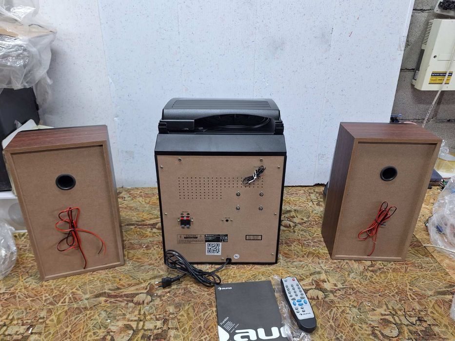 Стереосистема/проигрыватель винила Auna Franklin DAB+USB BT (Германия)