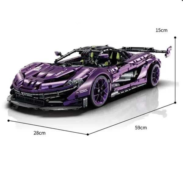 Конструктор Technic McLaren P1 hypercar. Масштаб 1:8. 3568 деталей.