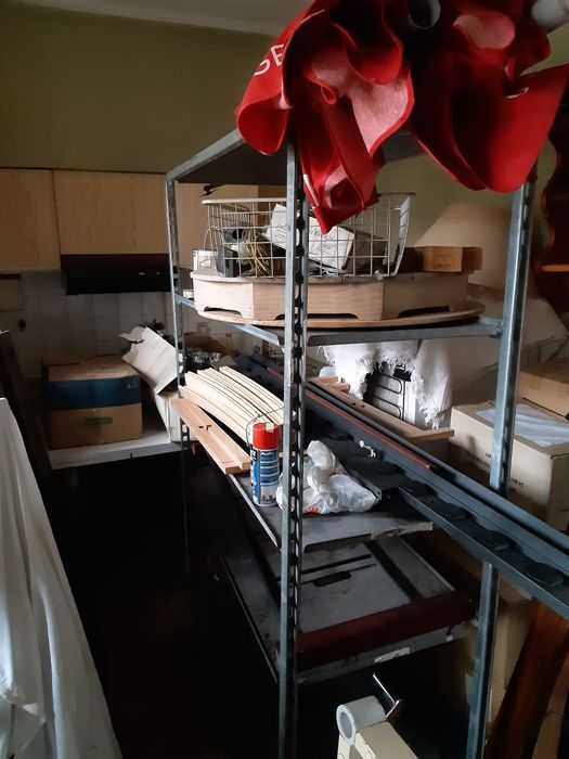 Estante em metal resistente com rodas * estante de padeiro