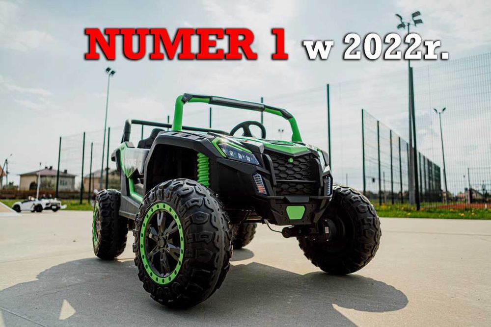 Duże autko JEEP BUGGY RACING A032 4x200W na akumulator!