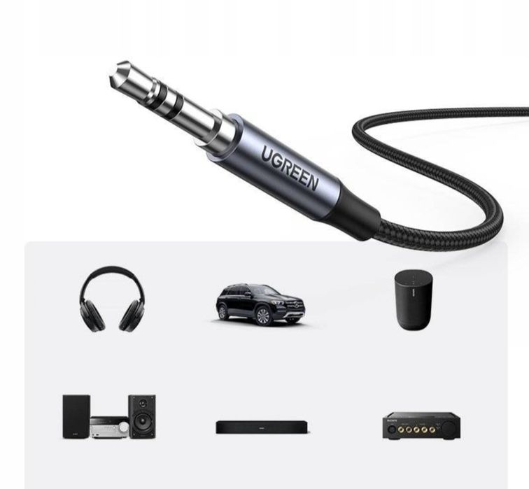 UGREEN Kabel Audio AUX USB-C 3,5mm Mini Jack 1m