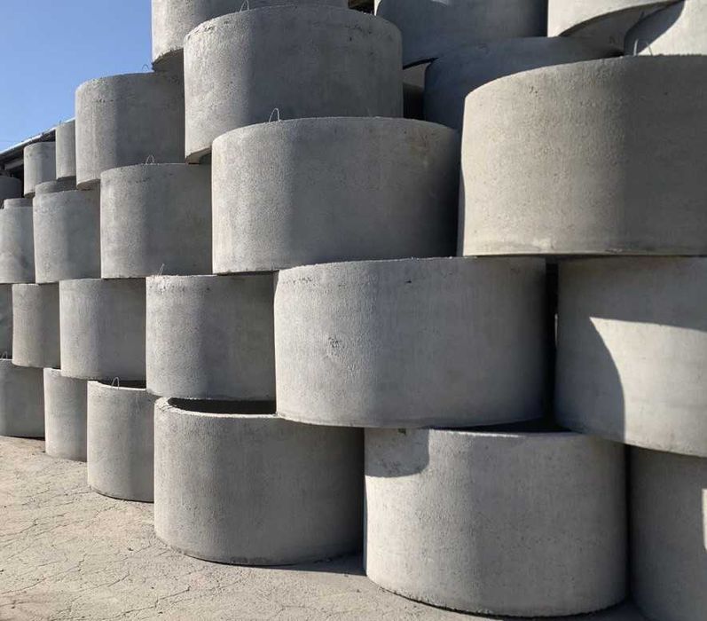 Кільця для водовідвідних систем 10х10. Залізо-бетонні кільця