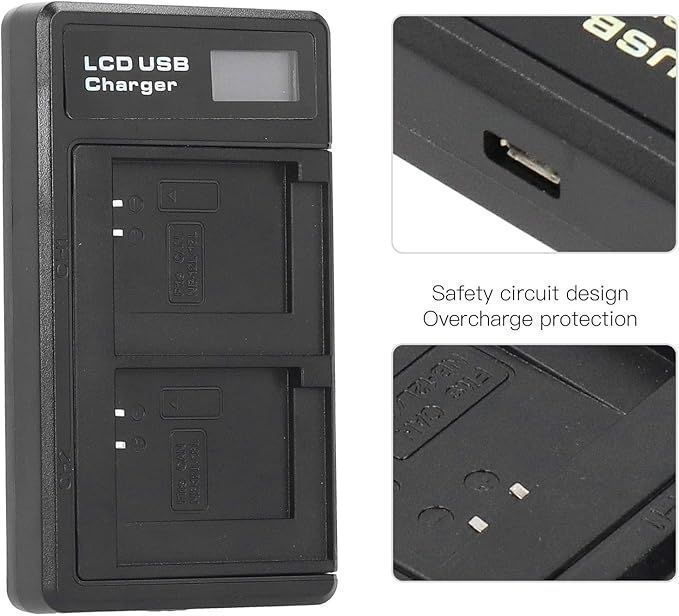 Ładowarka Usb Fdit Dual Bl-S5 Battery Slot Do Aparatów Canon Powershot