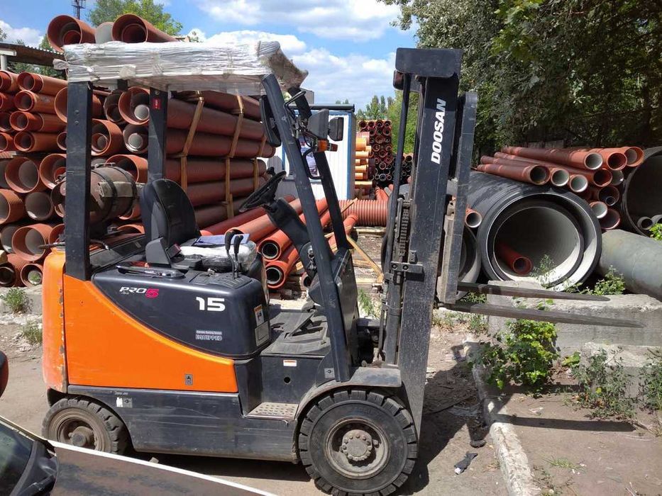 Аренда газового вилочного погрузчика б/у Doosan G15S-5 от 3 месяцев D4/12B