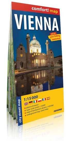 Wiedeń (Vienna). Plan miasta 1:15 000 (Nowa)