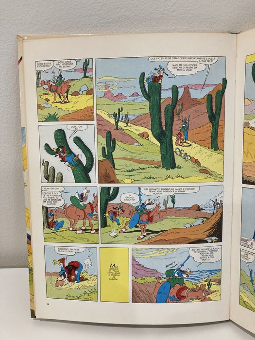 Livro Donald e Dom Quixote, de Walt Disney