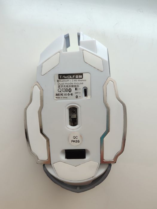 Миша бездротова, безшумна ігрова з підсвічуванням