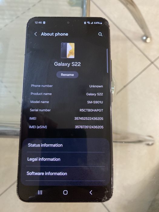 Продам samsung s22 8/128